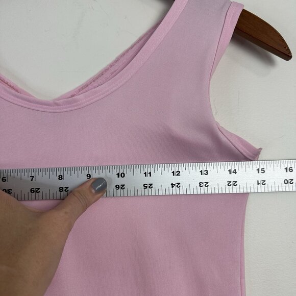 Y2k Sequin Tank Top Womens S Crop Bow Pink Babydoll Fairy Boho Coquette Indie - Picture 4 of 5